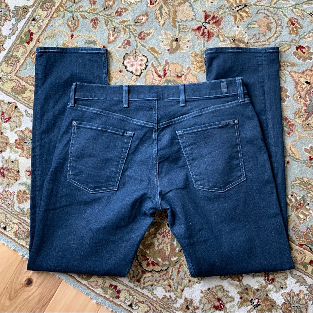 7 Fam Jeans mens standard fit dark wash denim 7 for all mankind - Picture 4 of 7